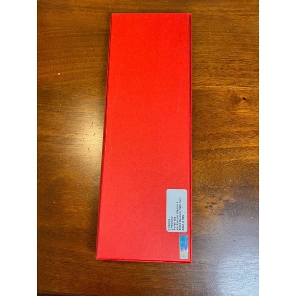 Ferrari 100% Silk Necktie Red All Over Logo Print Made in Italy w Box - Picture 8 of 8